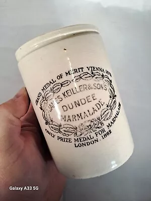 Nice 2lb James Keiller Dundee Marmalade Pot C1890’s • £29