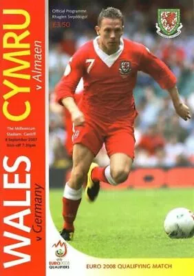 £4.99 • Buy 2007 WALES V Germany (European Championship Qualifier)