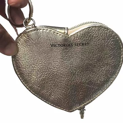 Victoria Secret Gilver Coin Purse With Key Holder • $9.99