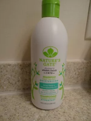 Original Nature's Gate Moisturizing Shampoo Aloe Vera Macadamia Oil Vegan 18oz • $49.99