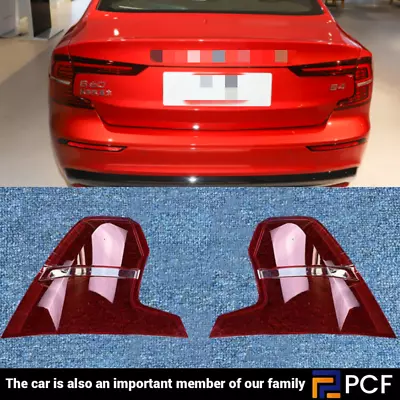 For Volvo S60 2019-23 Rear Tail Light Brake Light Lens Cover Replace Left+Right • $250.02