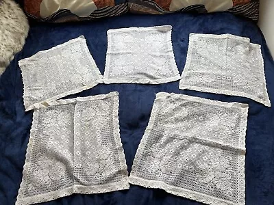 Laura Ashley Lace Place Mats X 5 • £10