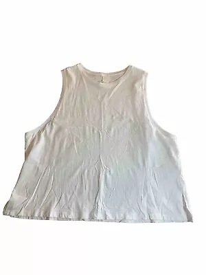 H&M White Muscles Top Womens XXL • $12.99