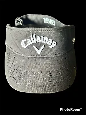 Callaway Great Big Bertha Tour Authentic Sun Visor Hat Black Adjustable Size • $9.99