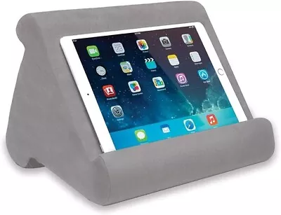 JML Pill-O-Pad Soft Stand Tablet Ipad Holder Grey 9 X 11 In Pillow Multi Angle • £5