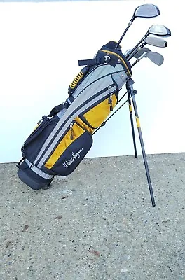 Walter Hagen SERIES III JR Golf Clubs RH W Stand Bag Balls NO Putter 6 Clubs • $63.95