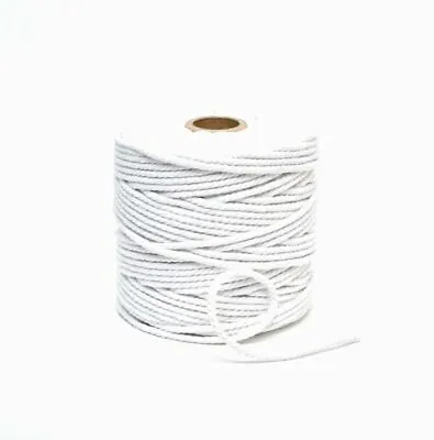 2mm 3mm 4mm Cotton Piping Cord Rope Upholstery Cushions Edging Trimming Crafts • £3.99