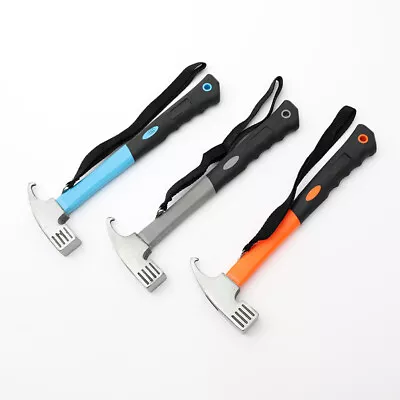 Heavy Duty Mighty Steel Multifunction Hammer Outdoor Camping Tent Pegs Puller • $29.99