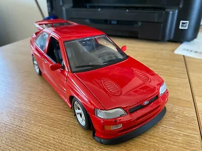 UT Models 1/18 Ford Escort RS Cosworth 180 Red 082102 • £65