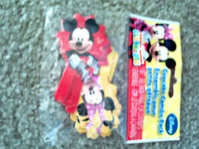 DISNEY MICKEY & MINNIE MOUSE Vintage Pack Of 18 CUPCAKE PICKS Unopened Pack!!! • $4.99