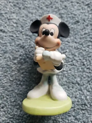 Disney Vintage Minnie Mouse As Nurse Minnie Porcelain Ceramic Figurine • $30