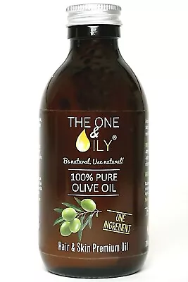 100% Pure Premium Olive Oil 200ml For Hair & Skin • £7.99