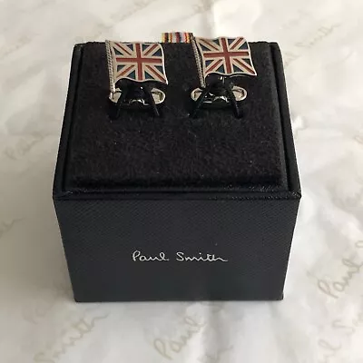 PAUL SMITH British UK England Union Jack Cufflinks Flag Cuff Links | RRP £110.00 • £29.99