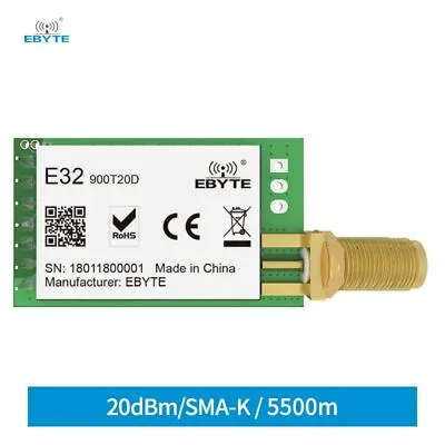 SX1276 Lora Module 915MHz E32-900T20D 20dBm SMA Long Range Wireless Transceiver • $7.99