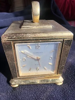 Guardier 8 Day 18 Jewel Clock Spinning Rare 4 Sided Fisher Detroit Family • $975