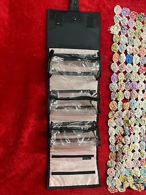 Mary Kay Black And Pink Travel Case With 3 Clear Removeable Pouches  • $16