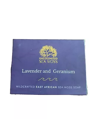 Lavender And Geranium Wildcrafted East African Sea Moss Soap • £9.50
