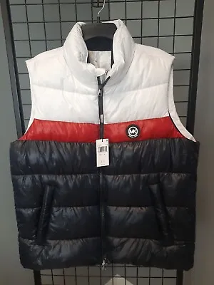 Michael Kors Puffer Vest  With Zippered Pockets Mens Size Xl New Item With Tags • $99