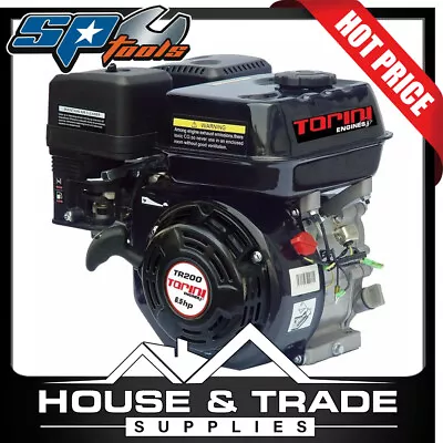 SP Tools Petrol Engine 6.5Hp 4 Stroke Industrial Torini Electric Start TR200Q • $419