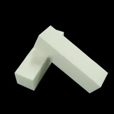 10x White Buffer Block Acrylic Nail Art Buffing Sanding Block File UK  • £3.69