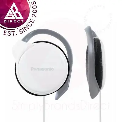 £7.69 • Buy Panasonic RPHS46EW Slim Clip-on Mp3 Earphones|Ultra Slim|Powerful Sound|White