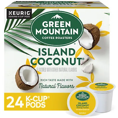 Green Mountain Coffee Island Coconut K-Cups Light Roast Coffee 24 Count • $13.99