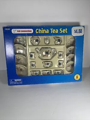 Kid Connection China Tea Set 21 Pieces Miniature Porcelain Like Real New In Box • $19.90