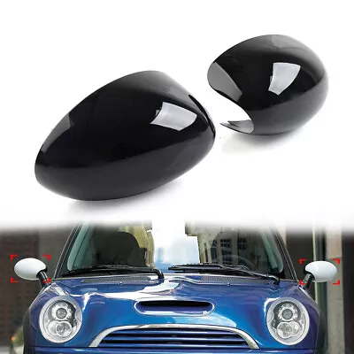 Side Wing Rearview Mirror Cover Cap For BMW Mini Cooper R50 R51 R52 R53 2000-08 • $44.35