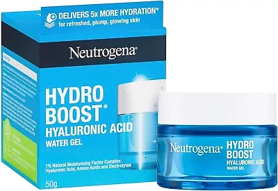 New Neutrogena Hydro Boost Hyaluronic Acid-Water Gel Moisturizer 50 G White • $23.99