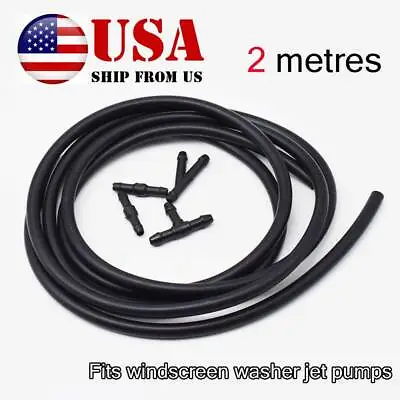 Washer Nozzle Spray Pump Arm Hose Windshield Wiper Tube Headlight Pipe Universal • $8.99