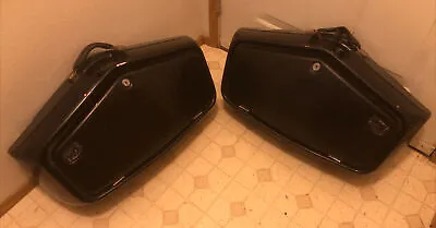 Vintage Motorcycle Arthur Fulmer ￼￼Hard Case Side Saddle Bags Tool Storage Boxes • $39.99
