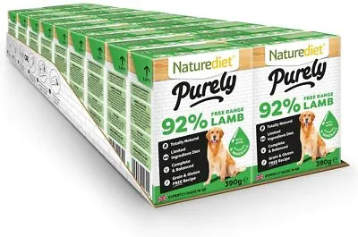 Naturediet Lamb Complete Grain Gluten Free Dog Wet Food All Breed 18 X 390 G • £31.98