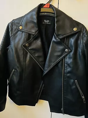 BARDOT Junior Sz 8 Girls Leather Jacket  (PU) EUC • $15