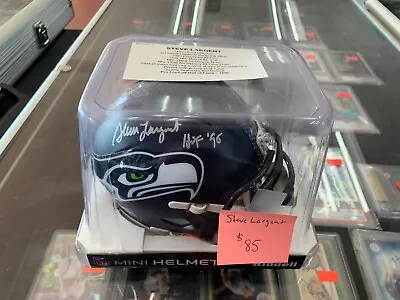 Steve Largent Signed Autographed Mini Helmet TRISTAR COA SEAHAWKS • $85