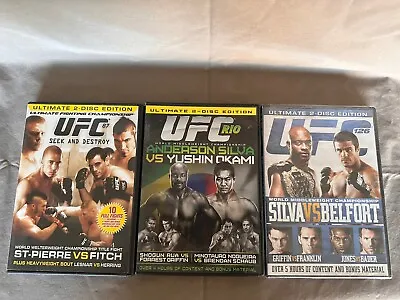 UFC DVD Lot Ultimate Fighting Championship MMA - UFC 87 UFC Rio UFC 126 • $29.99