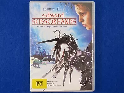 $4.49 • Buy Edward Scissorhands - Johnny Depp - Region 4 - DVD - Free Postage !!