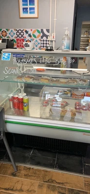 £100 • Buy Commercial Serve Over Counter Display Fridge With 2 Door Chiller 