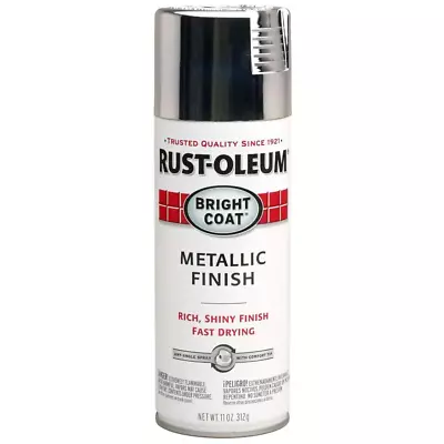 11 Oz. Bright Chrome Metallic Spray Paint • $8.68