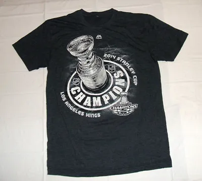 Los Angeles Kings 2014 Stanley Cup Champions Men's Small T-Shirt Majestic L.A. • $5