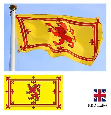 Large 3ft X 5ft SCOTLAND RAMPANT RED LION FLAG Sport Scottish Supporters Fans UK • £4.85