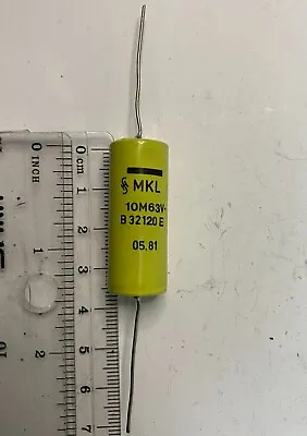 10uF 63V MKL SIEMENS Capacitor • $4.50