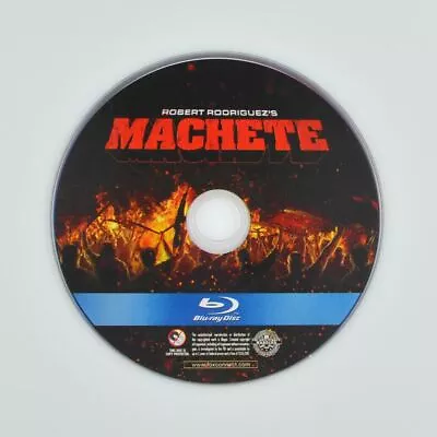 Machete (Blu-ray Disc 2011) Danny Trejo Jeff Fahey Cheech Marin - DISC ONLY • $2.99