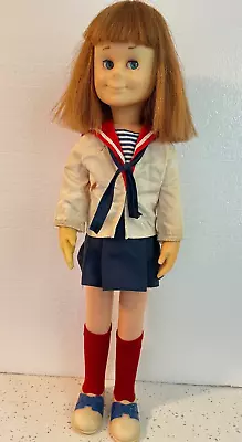 1963 Mattel Charmin Chatty Cathy Doll + 1 Record Original Outfit- Kinda Works • $34.95