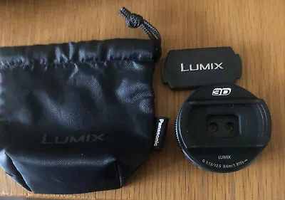 Panasonic H-FT012 Lumix G 12.5mm F12 3D Lens For Micro Four Thirds • £150