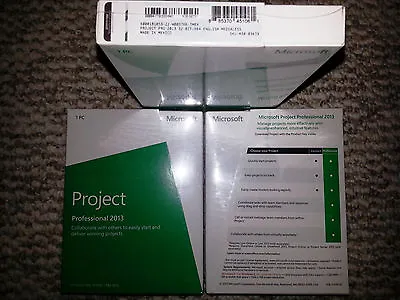 Microsoft Project Professional 2013Sealed Retail BoxSKU H30-03673Product Key • $700