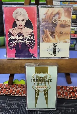 Vintage Madonna 3 Cassette Tape Lot Tested Working Look Read • $10