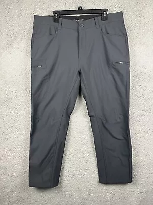 BC Clothing Expedition Men`s Charcoal Fleece Lined Softshell Pants 38x30 NWT • $26.99