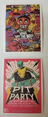 Vans Sticker 2-Pack - Vans Off The Wall Cartoons - Vans The Pit Party • $2.95