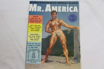 Mr. America Bodybuilding Magazine Perfect Men July 1960 Don Scott   • $17.50