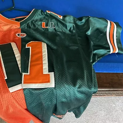 Colosseum Miami Hurricanes University Football Jersey Mens #11  Size Large • $40